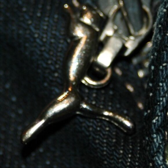 Evisu Puma Jeans Ladies 28 x 30 Dark Denim Straight - Picture 10 of 15